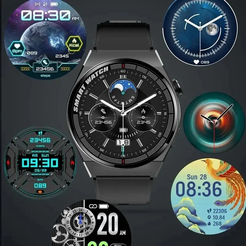 For Watch Series 5 Smart Watch Men Women HDScreen Bluetooth Call GPS Tracker Heart Rate Waterproof SmartWatch 2024 New Bracelet