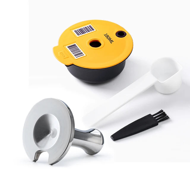 icafilas Refillable Coffee 60/180/200/220ML Capsule for Bosch Tassimo Machine Reusable Coffee Filter Pod Espresso Adapter Maker