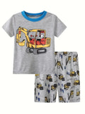 Girls' Cartoon T-Shirt and Shorts Pajama Set – Eight Colors