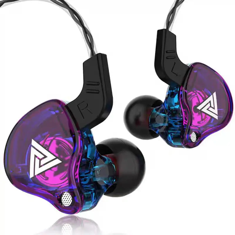 NEW KZ AK6 Copper Driver HiFi Wired Earphone 3.5MM Race Sport Headphone Bass Stereo Headset Music Earbuds In Ear With Mic