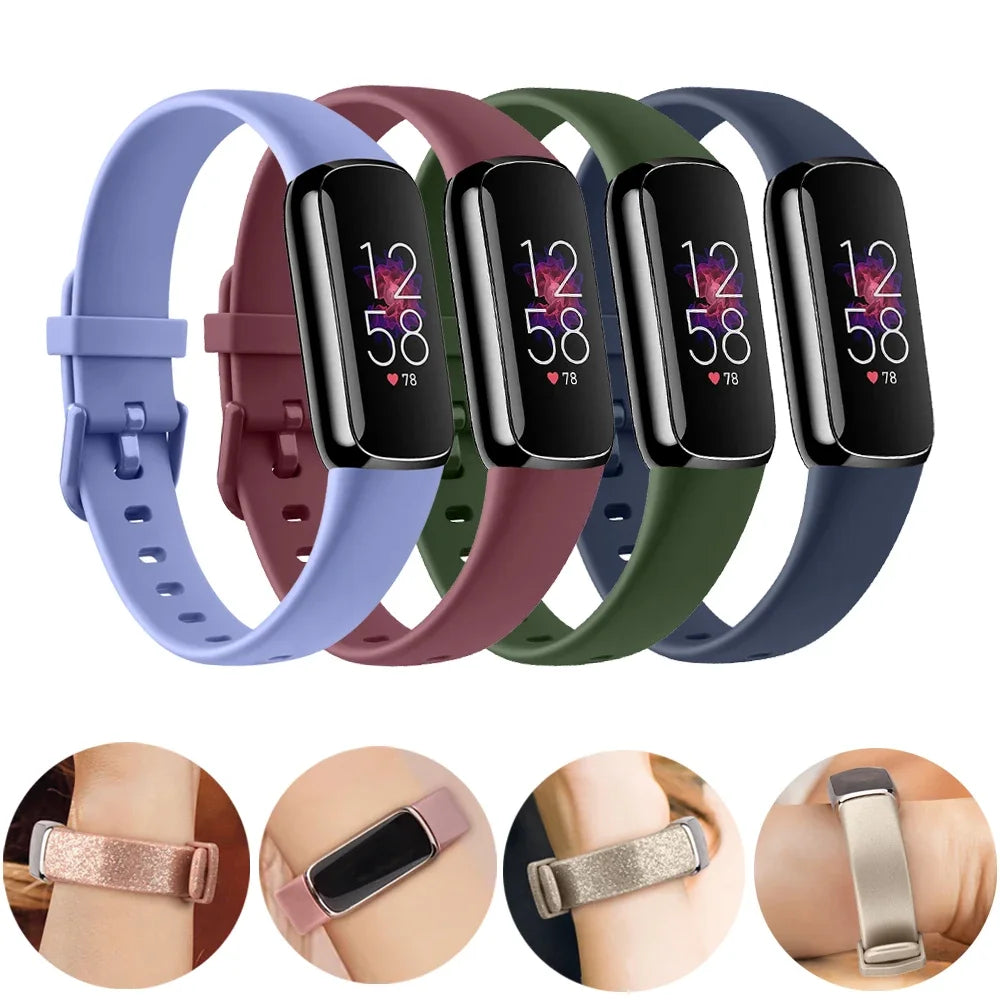Soft Silicone Band Straps For Fitbit Luxe Wrists Waterproof Replacement WatchBand For Fitbit Luxe Smart Watch Accessories Correa