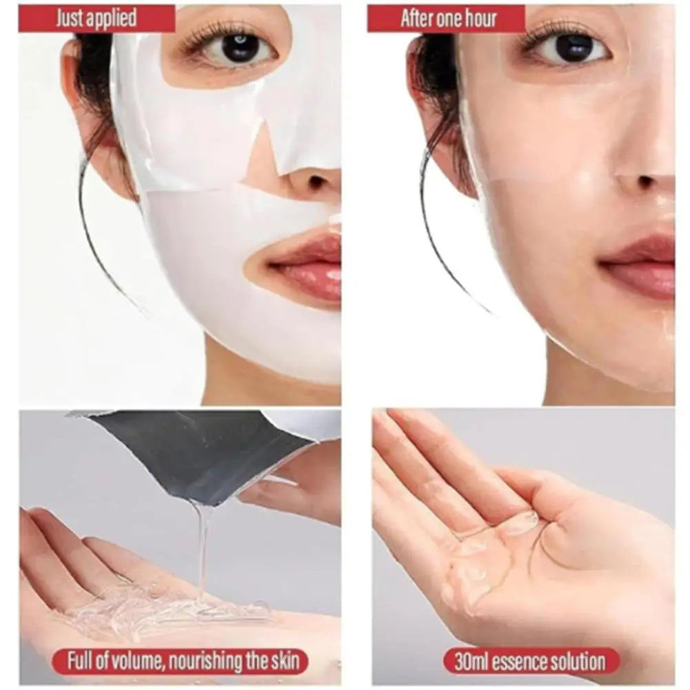 Quasi-biological Korean Collagen Hydrogel Mask Overnight Deep Hydration Firming Brightening Pore Minimizing Elasticity Face Care