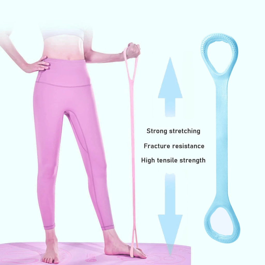 8 Fitness Resistance Band for Workout Arm Back Shoulder Exercise Elastic Training Band for Yoga Pilates Fitness Equipment