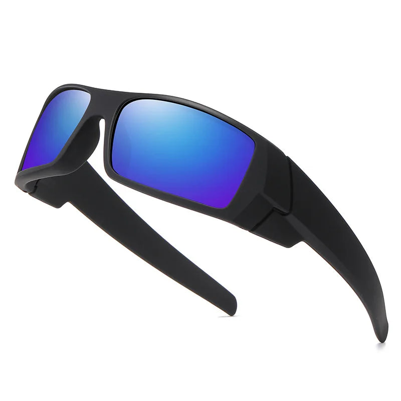 Square Frame Polarized Glasses, UV400 Full Frame for Cycling/Fishing, Outdoor Sports Sunglasses, Scratch-Resistant Lenses