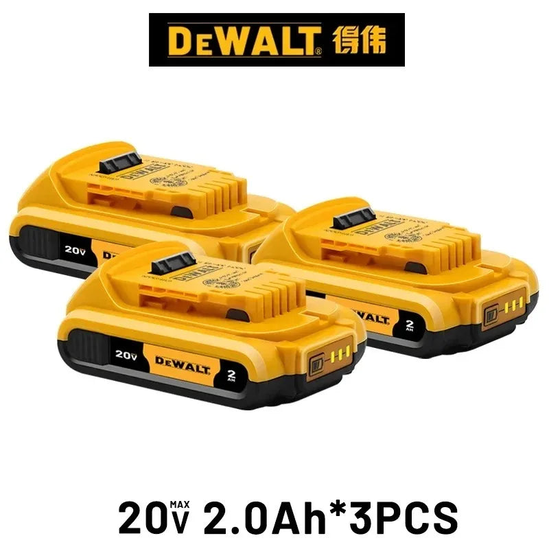 Original Dewalt 20V Battery, 2.0Ah-9.0Ah Battery DCB200 DCB609 DCB206 DCB606 DCD805 For Dewalt Power Tool Replacement Battery