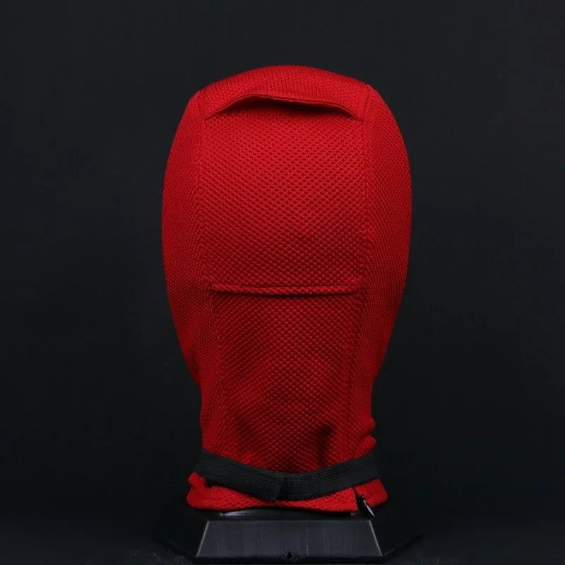 Hot Deadpool Silicone Headset Knitted Mask Cosplay Props Anime Accessories Silicone Toys Halloween Funny Props Festival Gifts