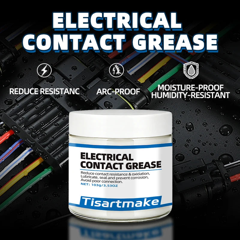 Electric Contact Grease Conductive Paste Electricity Compound Grease for Low Resistance Value for Household Appliances
