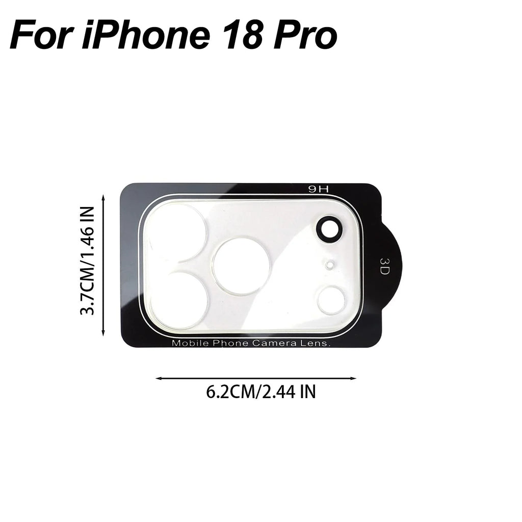 1-5Pcs Ultra Clear Tempered Glass For iPhone 18 Pro Max 18Pro Duo 17Pro Rear Lens Film HD Camera Protective Tempered Glass Cover