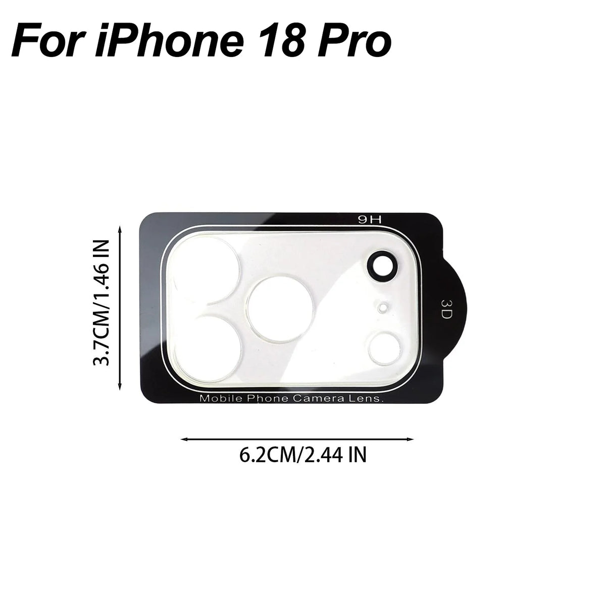 1-5Pcs Ultra Clear Tempered Glass For iPhone 18 Pro Max 18Pro Duo 17Pro Rear Lens Film HD Camera Protective Tempered Glass Cover