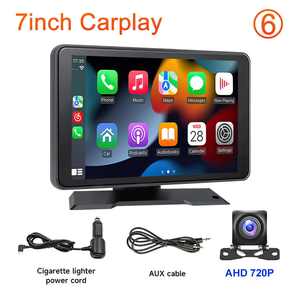 7/9/10.26 Inch Universal Portable Carplay Android Auto for Car Screen Wireless Carplay Screen Wireless Car Stereo Radio 1 2 din