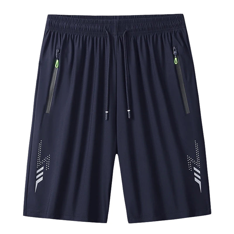 XL-3XL Casual Men's Running Shorts Quick-drying Fitness Black Shorts Men Beach Short Pants Male Sports Shorts Thin Lightweight