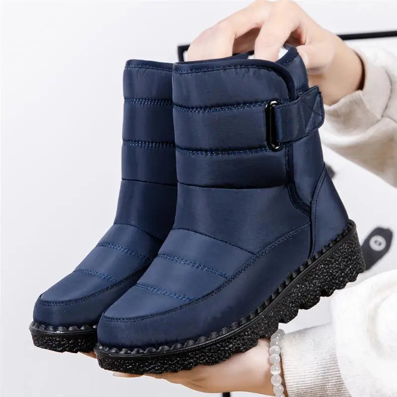 Women Boots Snow Soft Ladies Shoes Slip On Platform Boots Ladies Casual Ankle Boots Waterproof New Botas Mujer Winter Shoes
