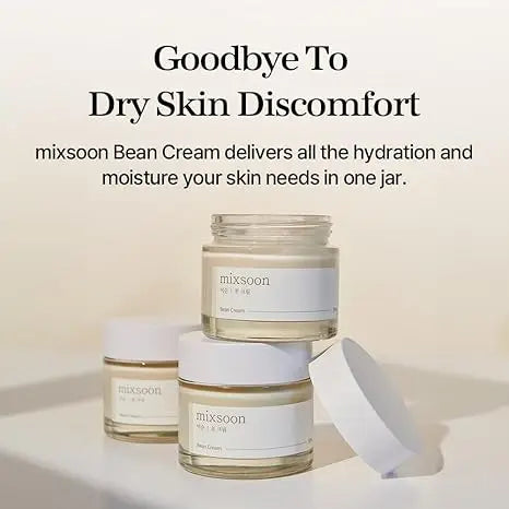 mixsoon Bean Cream - Intensive Moisture Face Cream For Smooth, Essence-Exfoliating, Hydrating Nourished Skin, Pore & Sebum Care