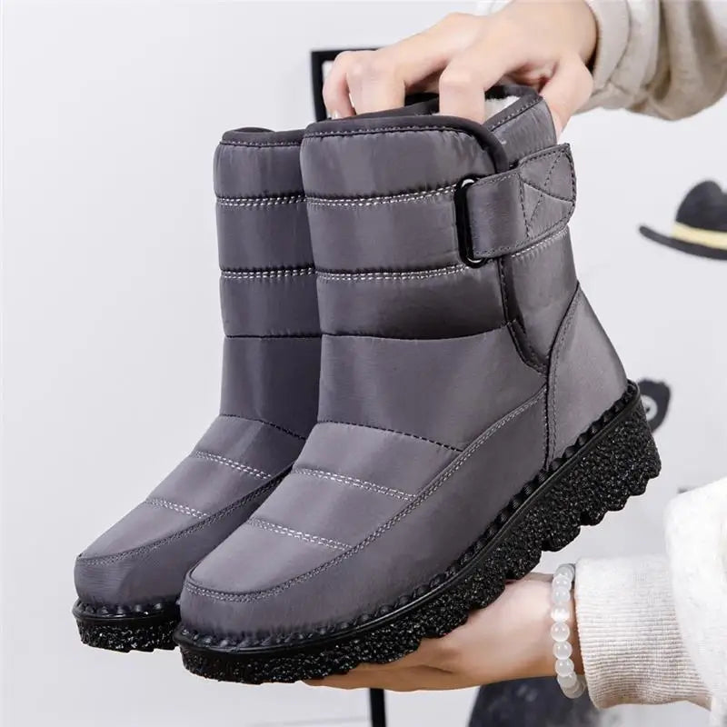 Women Boots Snow Soft Ladies Shoes Slip On Platform Boots Ladies Casual Ankle Boots Waterproof New Botas Mujer Winter Shoes