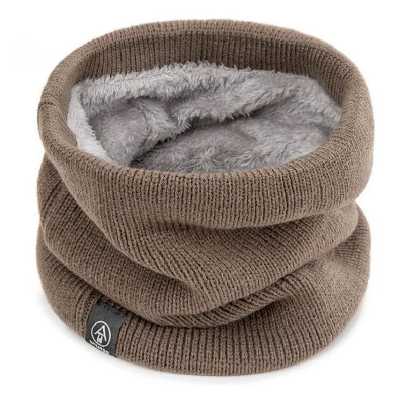 Fashion Soft Knitted Neck Warmer Sport Scarf Women Men Face Cover Winter Skating Running Warm Scarves Thick Cold-proof Collar