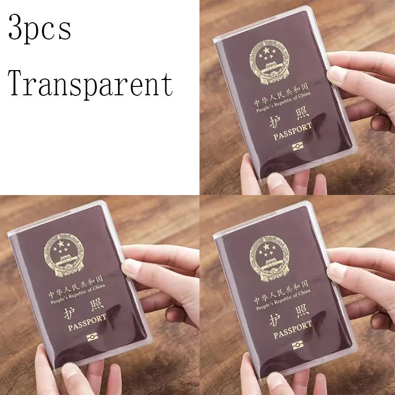 New Passport Protective Cover Waterproof Cover ID Card Holder Universal Business Credit Card Protective Cover Storage Wallet