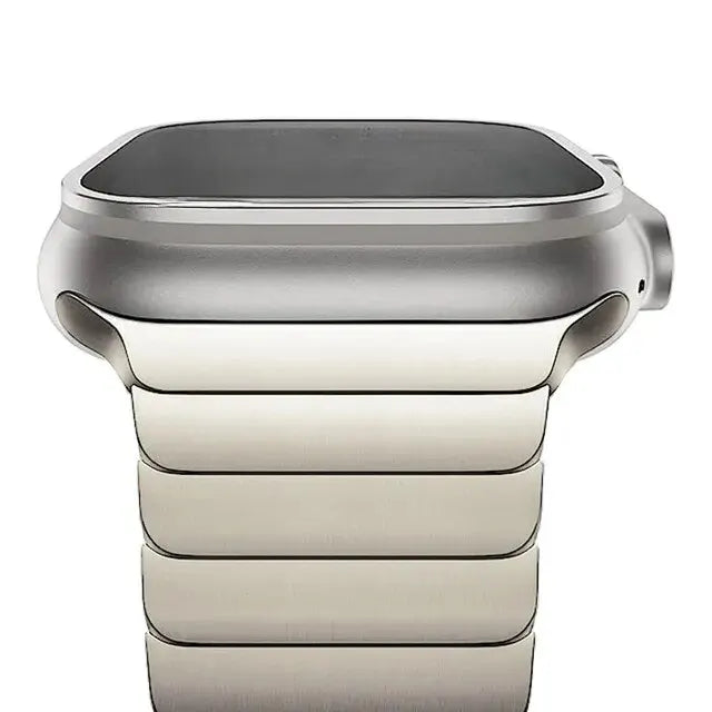 Luxury Stainless Steel Strap For Apple Watch Series 10 9 46mm 45mm 41mm 42 44 40mm Link Bracelet Iwatch Ultra 2 49mm Metal Band