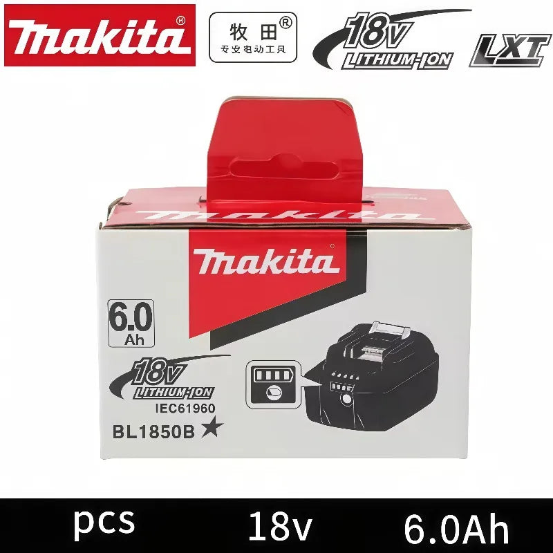 100% Genuine 18V Makita 6Ah Makita Battery BL1840 BL1830B BL1850B  Replacement Lithium Battery