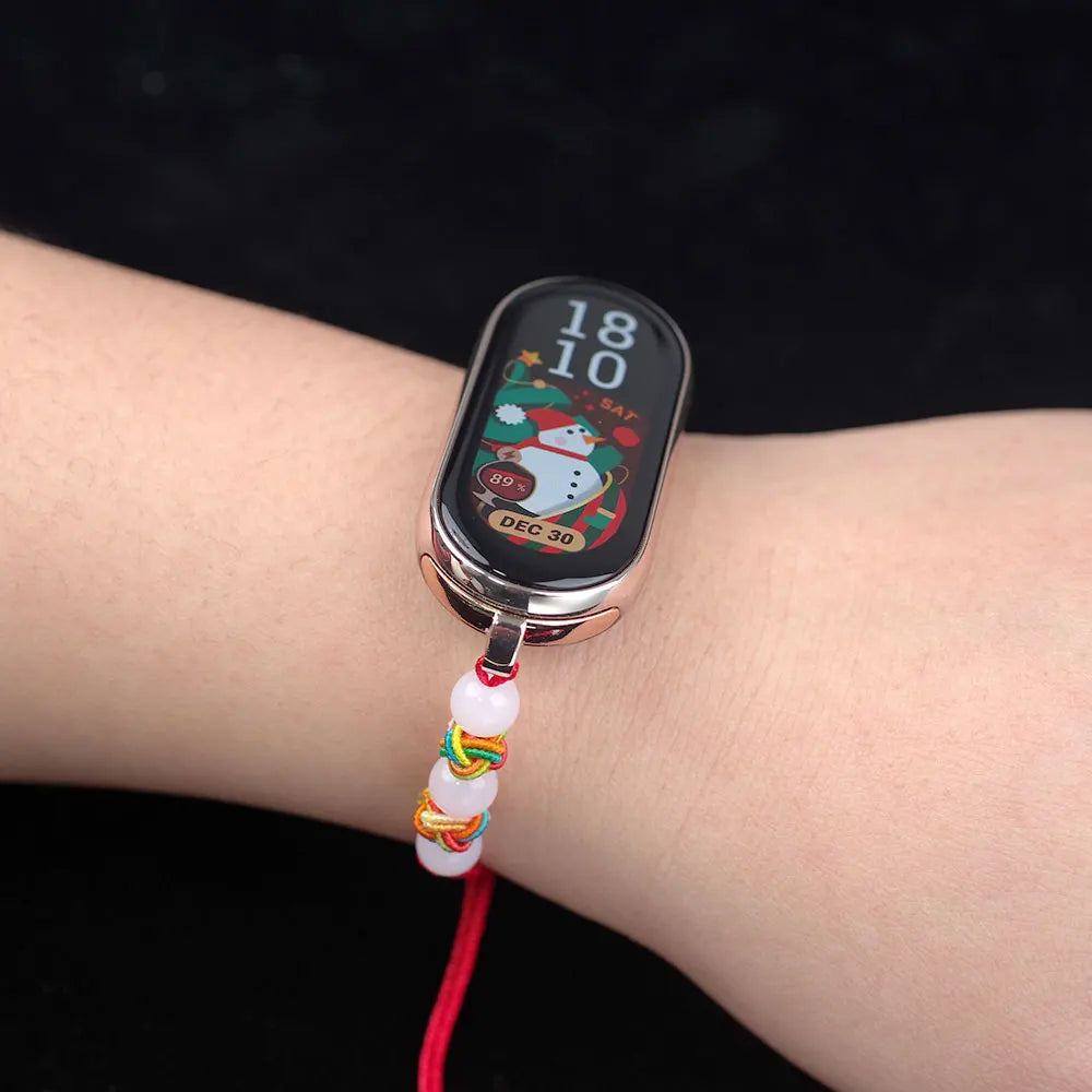 Mi Band 10 9 8 7 6 5 Strap New Design Bracelet for xiaomi Smart Band 8 NFC Wristband Twist Rope Mi 9 10 Accessories