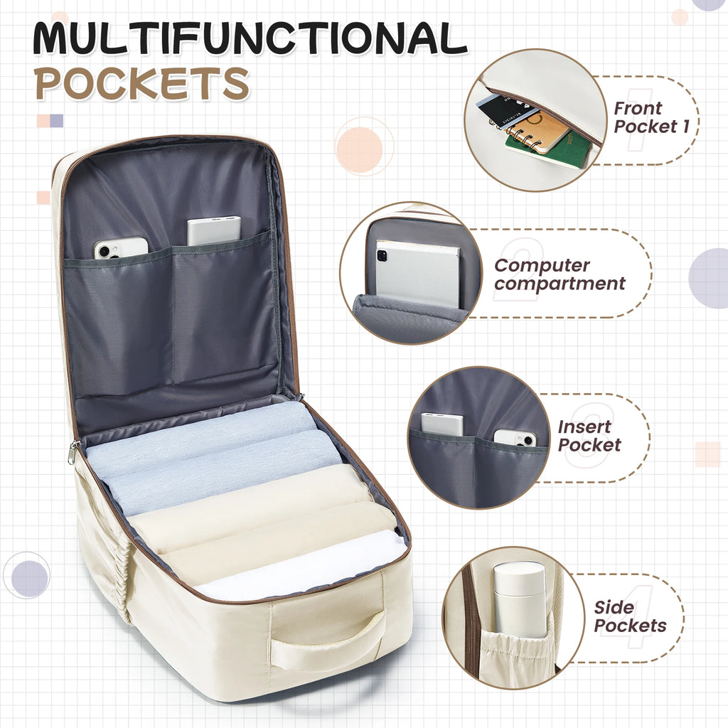 Cabin Airplane Travel Backpack 40x30x20, Hand Luggage Cabin Backpack Wizzair 40x30x20 Carry-Ons Men Women 15.6 inch Laptop Bags
