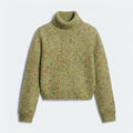 Knitted Cardigan For Women Single Breasted Elastic Hem Pocket O-Neck Women's Sweater Long Sleeve Short Blouse Chic Cardigan Lady