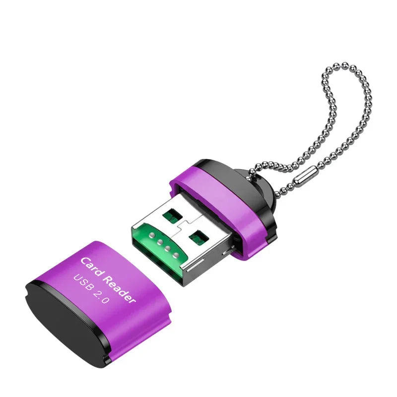 For USB Micro SD/TF Card Reader USB 2.0 Mini Mobile Phone Memory Card Reader High Speed USB Adapter For Laptop Accessories