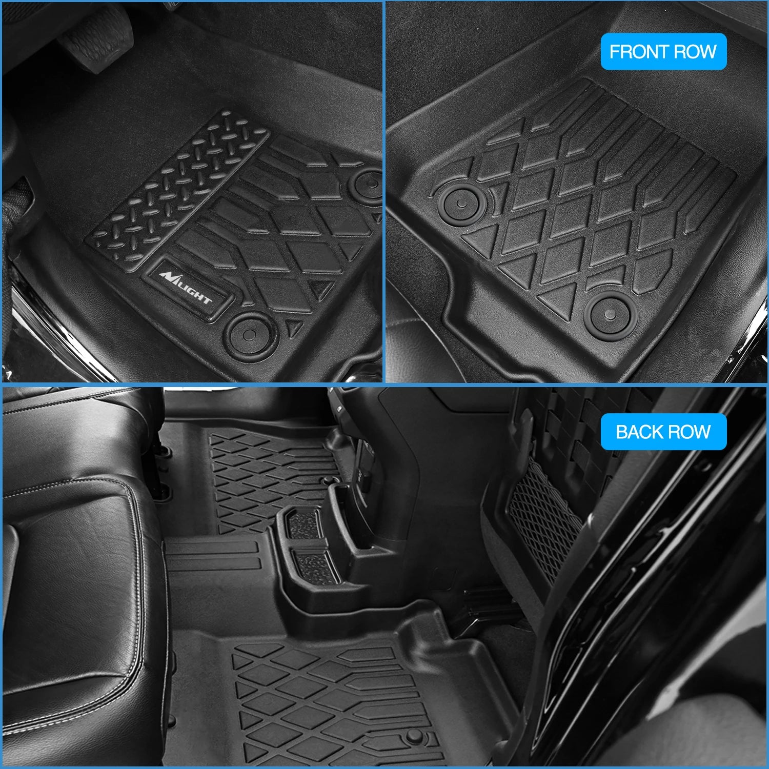 Nilight All-Weather TPE Floor Mats for Honda CRV (CR-V) 2012 2013 2014 2015 2016 2017 2018 2019 2020 2021 2022 2023 2024 2025,Custom Fit Waterproof Anti-Slip Floor Liners, Car Interior Protection Heavy Duty Floor Liners