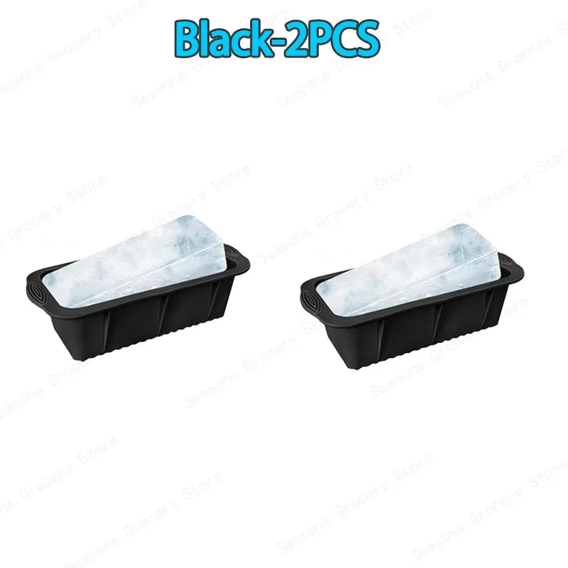 1-10PCS Extra Large Silicone Ice Cube Molds Cold Bath Ice Bucket Making Ice Cubes Cake Baking Molds New Ice Compartment Molds