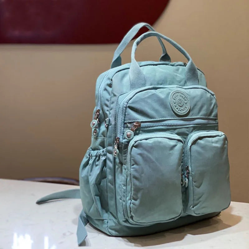 Korean Style Casual Backpack Women Lightweight Mini Backpack for Daily Commute Travel, Cute School Bag