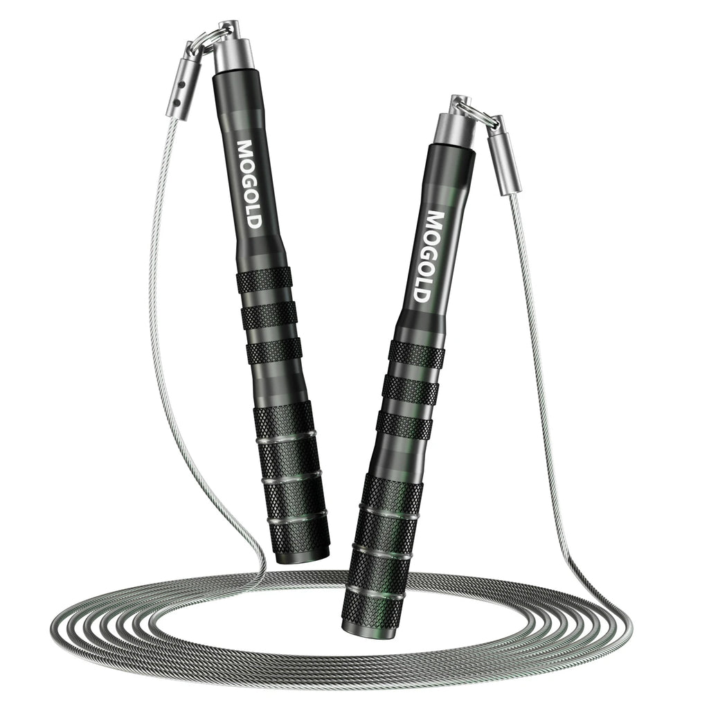 Speed rope skipping, professional fat-burning adult fitness and weight loss exercise, wire rope skipping with smooth speed