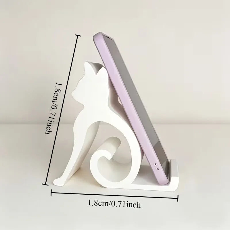 Cute Cat Phone Stand Lazy Tablet Support Stand Home Desktop Phone Stand Mobile Phone Grip, Mobile Phone Accessories