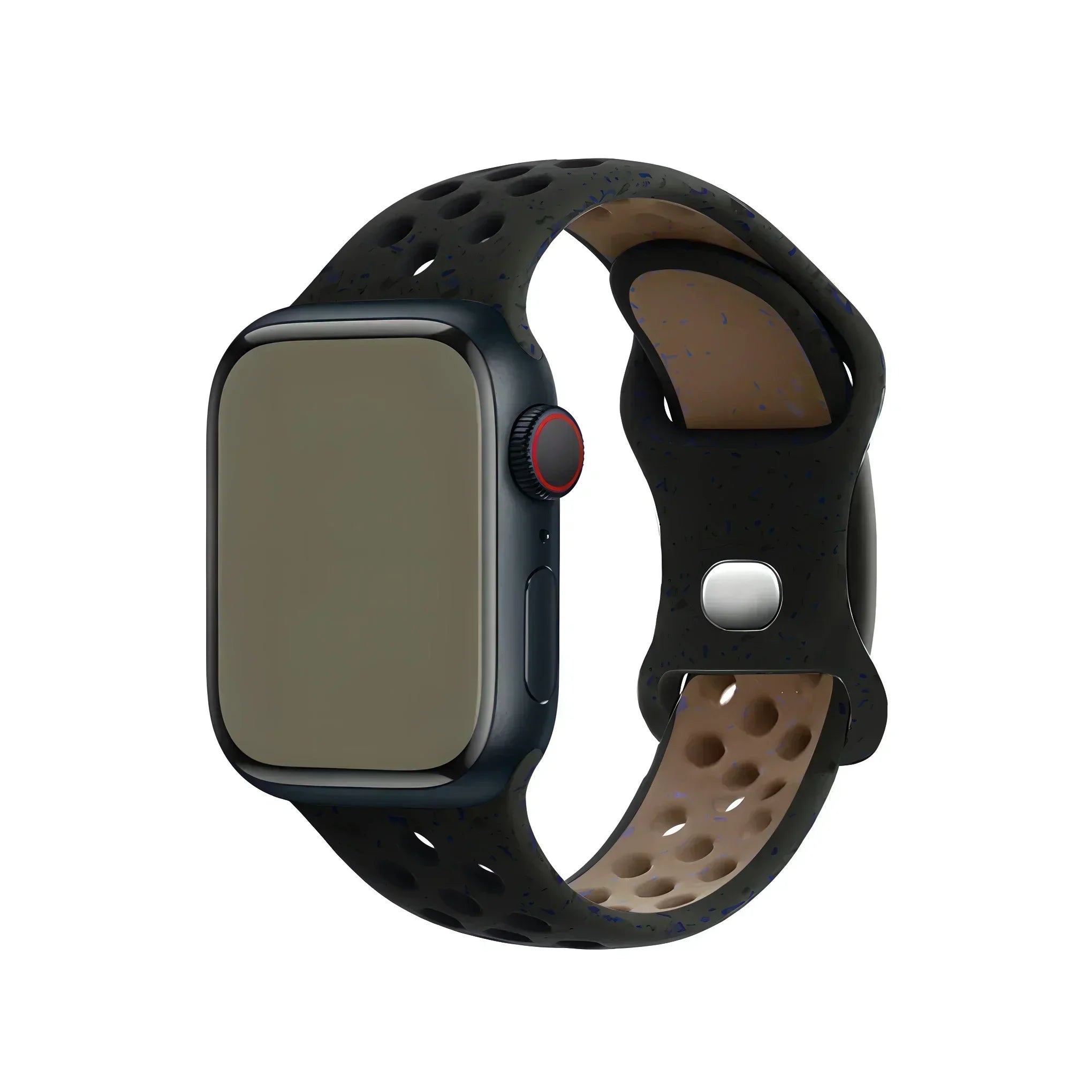 Original Silicone Strap For Apple Watch Band 49mm 44mm 45mm 40mm 42mm Breathable Correa for iWatch Series10 9 8 SE 7 6 Ultra