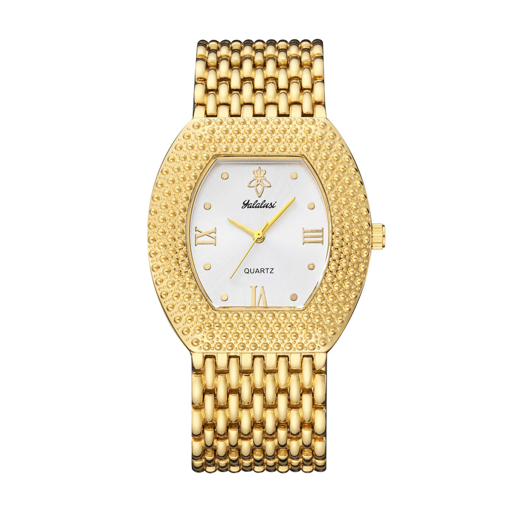 YaLaLuSi Brand 2026 Hot New Women's Watch Gold Luxury Luxury Gift Box Watch Remover Gift Ion Gold Plating