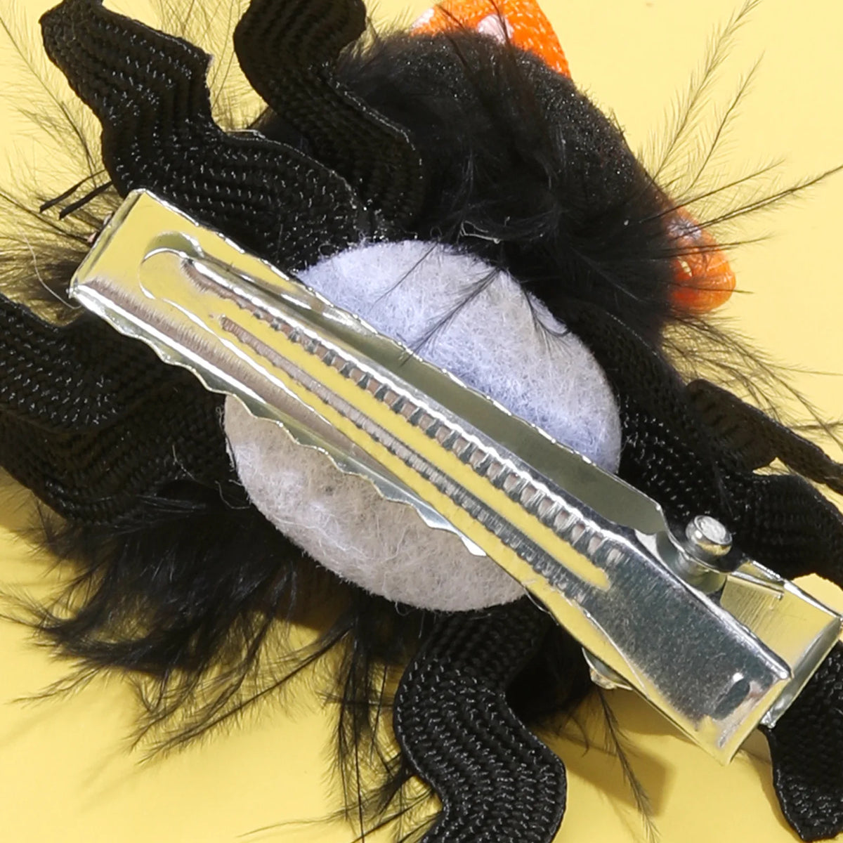 2pcs Black Halloween Girl Hair Clips, Fabric Spider Decor Hair Clips, Fun Hair Accessories, Suitable As Halloween Gift For Girls