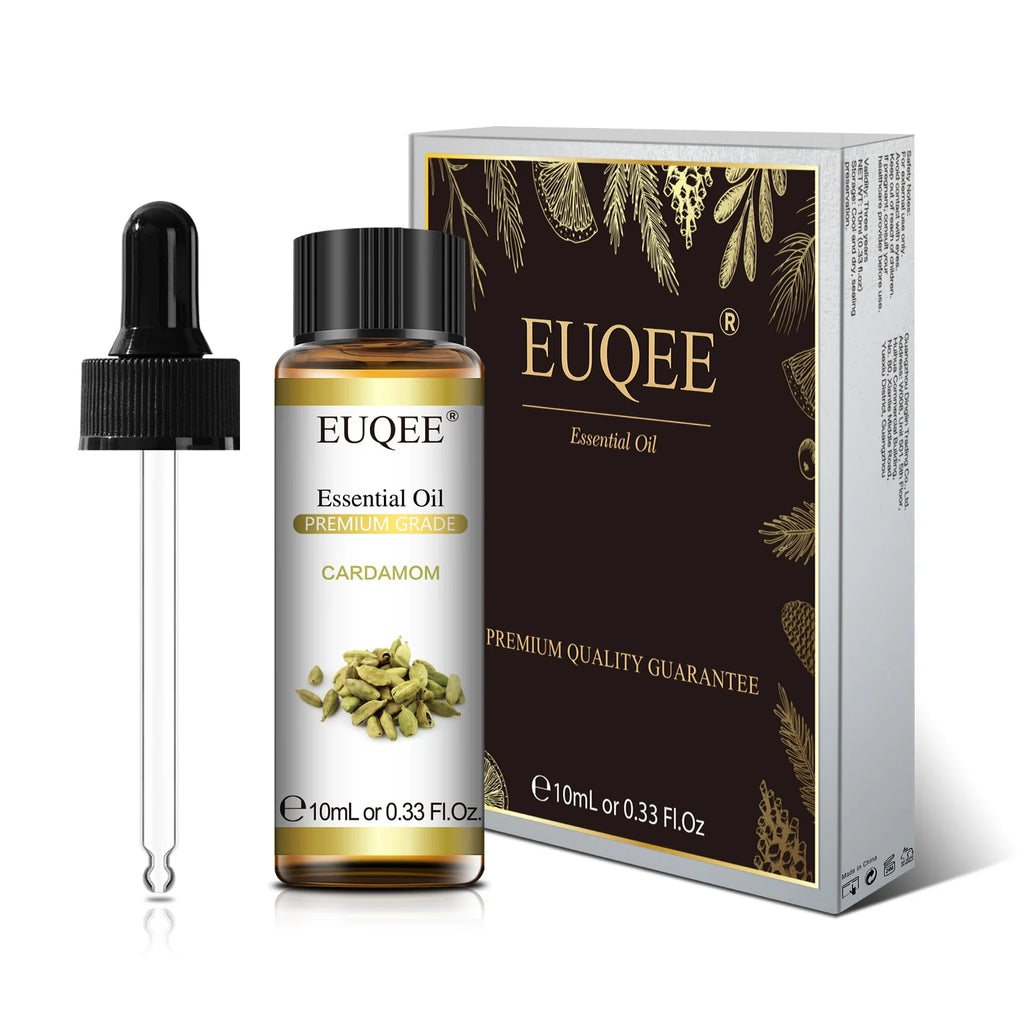 EUQEE 10ml Oregano Vetiver Essential Oil For Humidifier Candle Making Myrrh Ginger Helichrysum Lemon  Rose Eucalyptus Aroma Oils