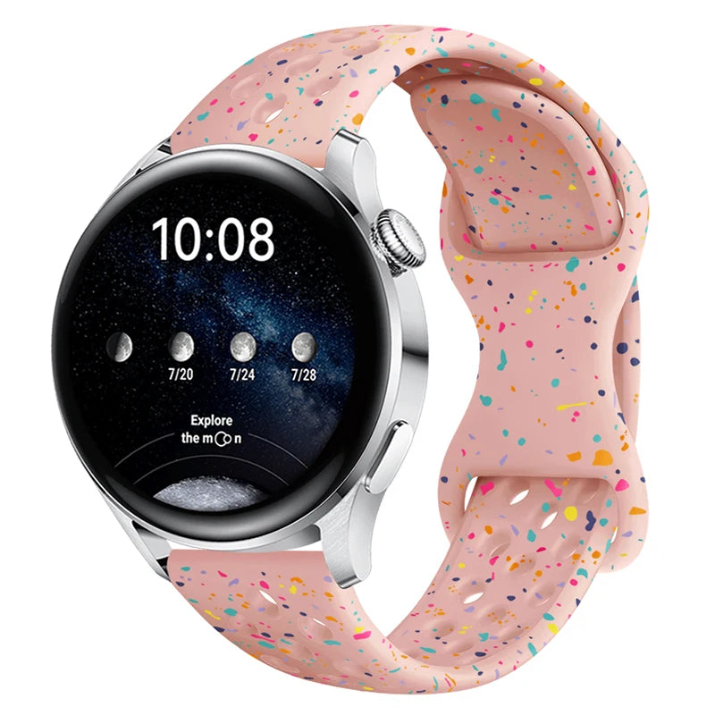 20mm 22mm Silicone Band For Huawei Watch GT6 GT6 Pro 46mm Sport Strap For Huawei Watch GT5Pro GT2 3 4 5 46mm 42mm /GT3Pro 43mm