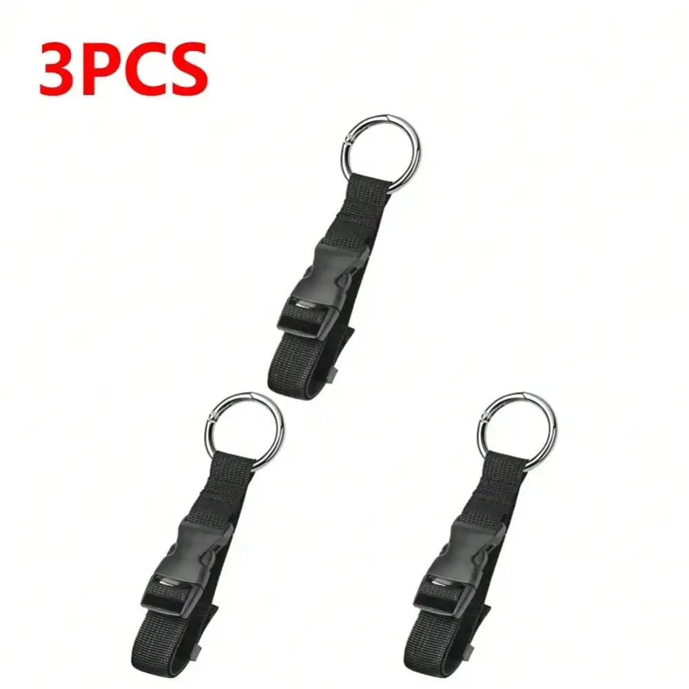 5/4/3/2/1Pcs Travel Luggage Fixed Strap Backpack External Strap Portable Strap Add-A-Bag Luggage Tag Strap Belt Jacket Holder
