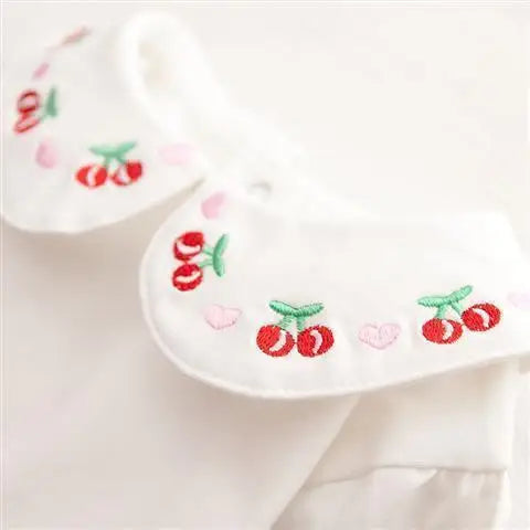 Children's  Shirts School Girls White Tops Long Sleeve Lace Shirts Kids Shirt Baby Toddler Teen Casual Children Clothes