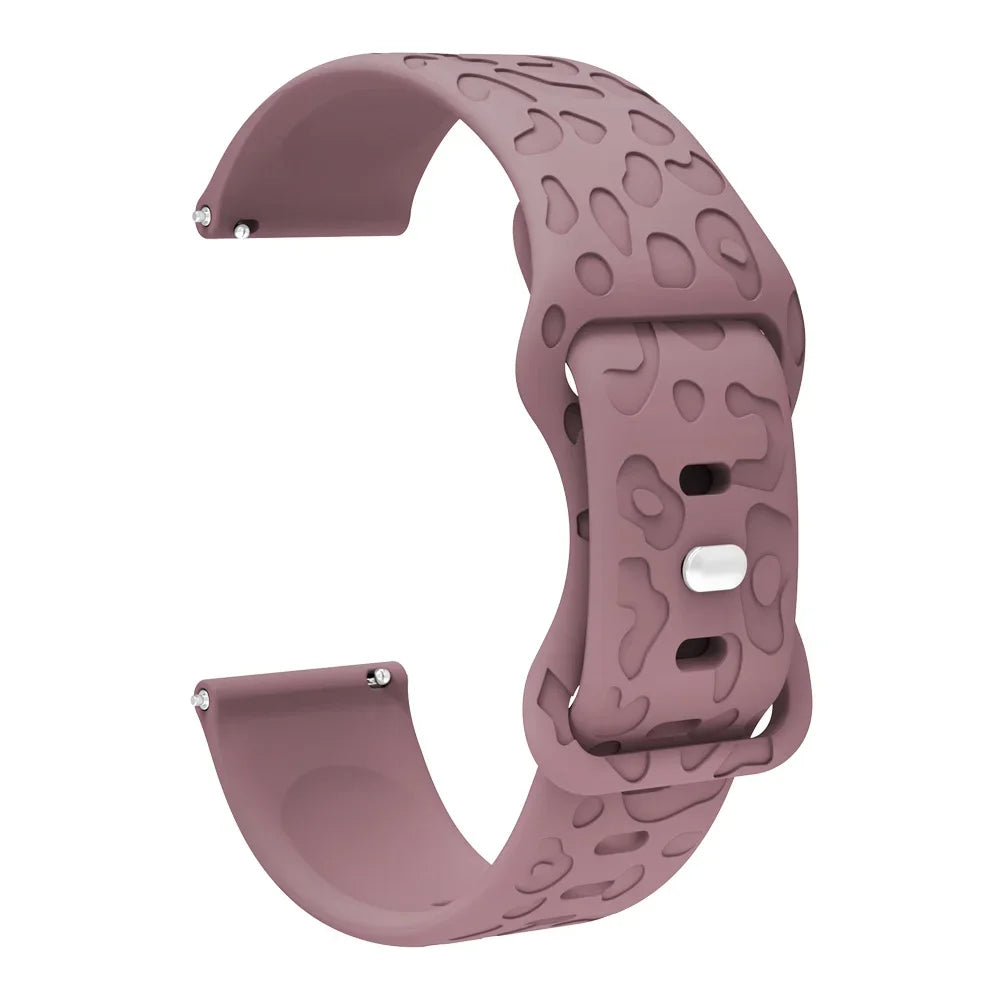 18mm 20mm 22mm Leopard Bracelet for Garmin Venu 3S Band Venu 2S Correa Active 5 Bands Garmin Forerunner 265 Band 265S 255S 255