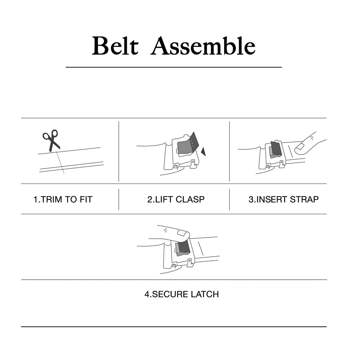 Men Women No Buckle PU Leather Belt, 2.4 2.8 3.0 3.5cm Replacement Waist Strap Belt Body for Automatic Buckle Daily Matching Use