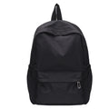 Preppy Solid Color Shoulder Bag Nylon School Knapsack Korean Teenager White School Bag Sports Travel Backpack for Women