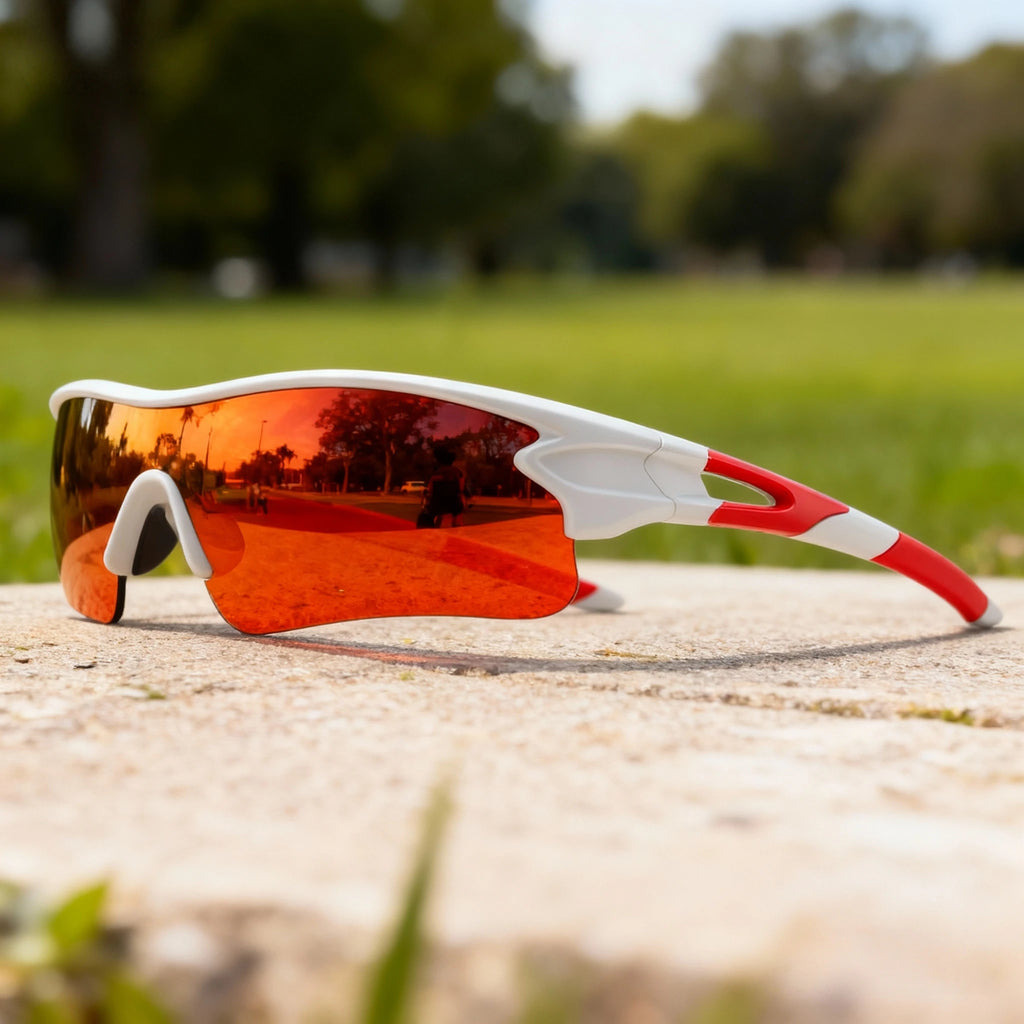 New Fashion Colorful Sports Sunglasses - One-Piece Wraparound Lens, UV400 for Running, Cycling & Outdoor