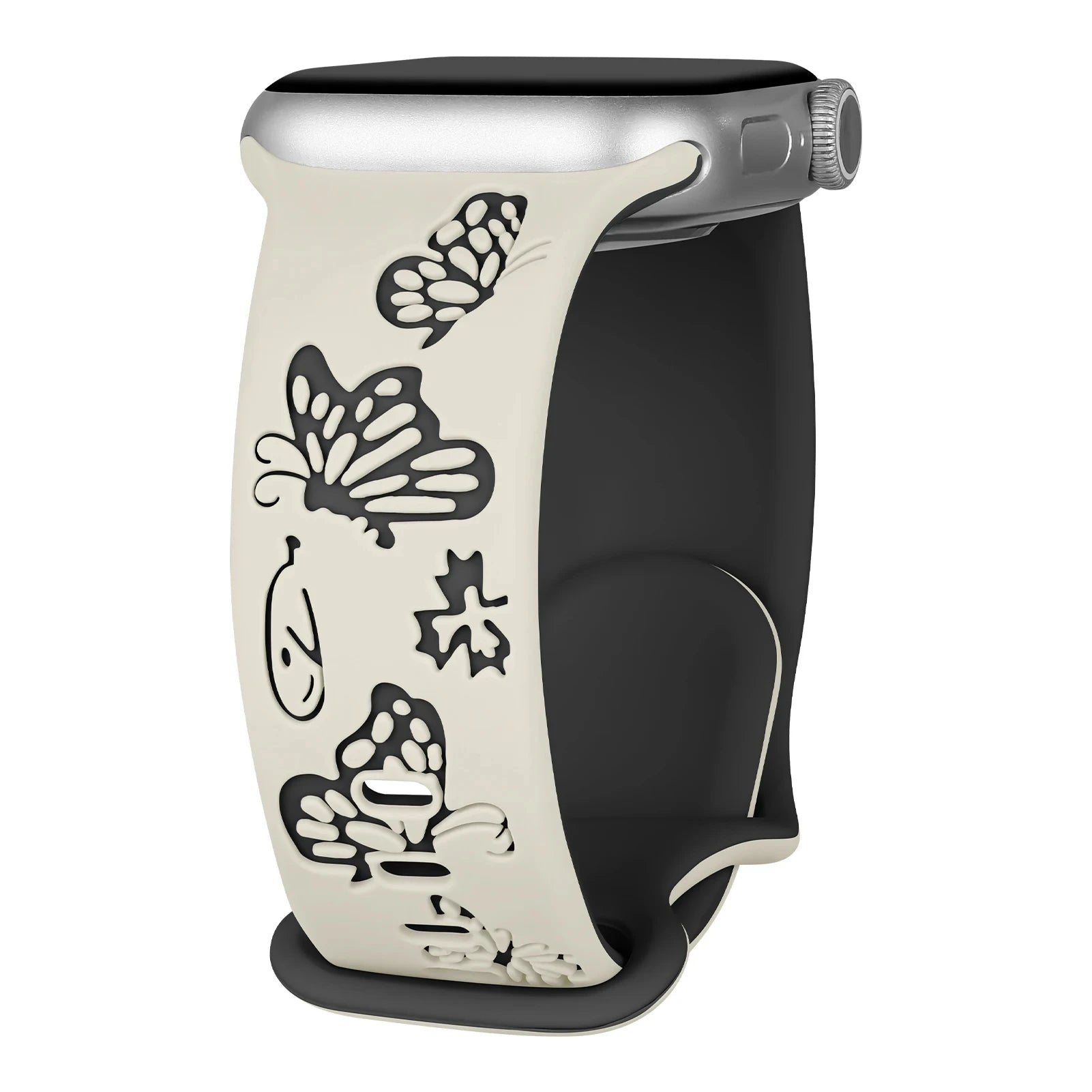 Sport Band For Apple Watch Straps 45mm 44mm 42mm 49mm 40 41mm 46mm Engraved correa bracelet iwatch Series 8 10 11 7 9 6 SE Ultra