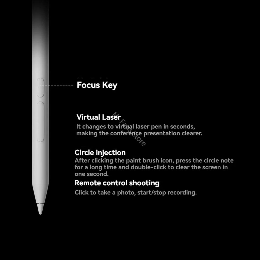Original Mijia Focus Stylus Pen For Xiaomi Pad 7/ 7 Pro Xiaomi Pad 6S Pro 12.4/ Xiaomi Pad 6 Max 14 Tablet Magnetic Drawing Pen