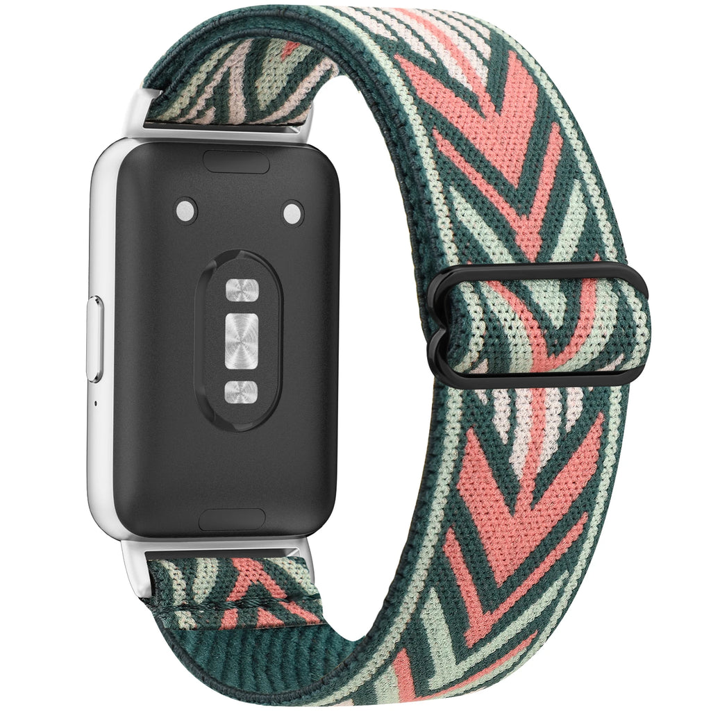 Elastic Nylon Band for Samsung Galaxy Fit 3 Strap Sport Watch Band for Samsung Galaxy Fit 3 Bracelet Adjustable Wristband