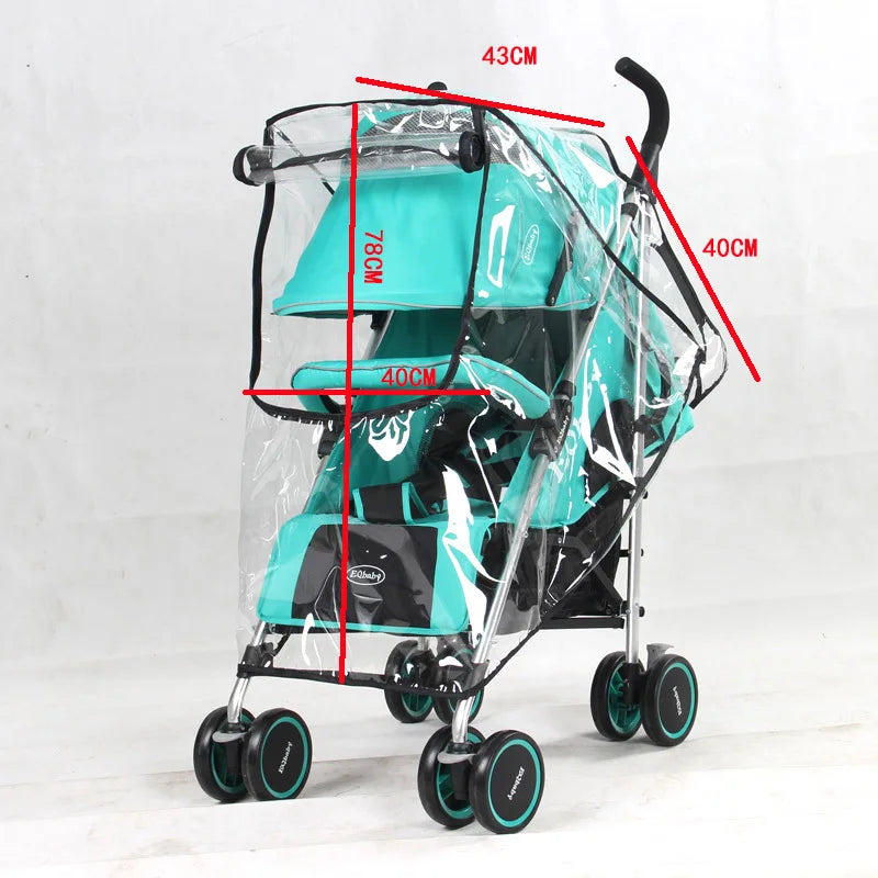 Baby Stroller Rain Cover Stroller Rain Cover Baby Walking Artifact Raincoat Rain Cover Dust Cover Dog Stroller Rain Cover Poncho
