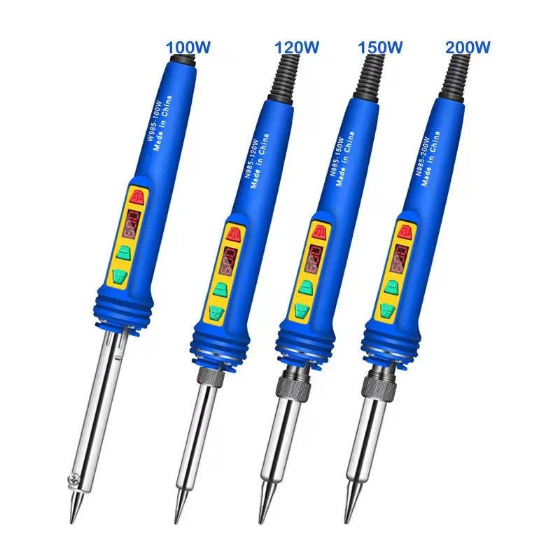 100-200W high-power soldering iron 220V adjustable temperature fast heating welding tool, used for electronic maintenance work