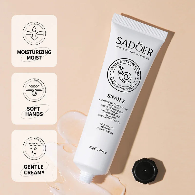 5pcs Hand Cream Gift Set – Infused with Goat Milk & Nourishing Oils for Deep Moisture and Restorative Care, 30g Squeeze Tubes