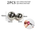 1/2Pcs Nail Cat Eye Magnetic Ball With Nail Magnetic Stick Tool Set Double-head Strong Magnet Pen 3D Cat Eye Gel Nail Supplies