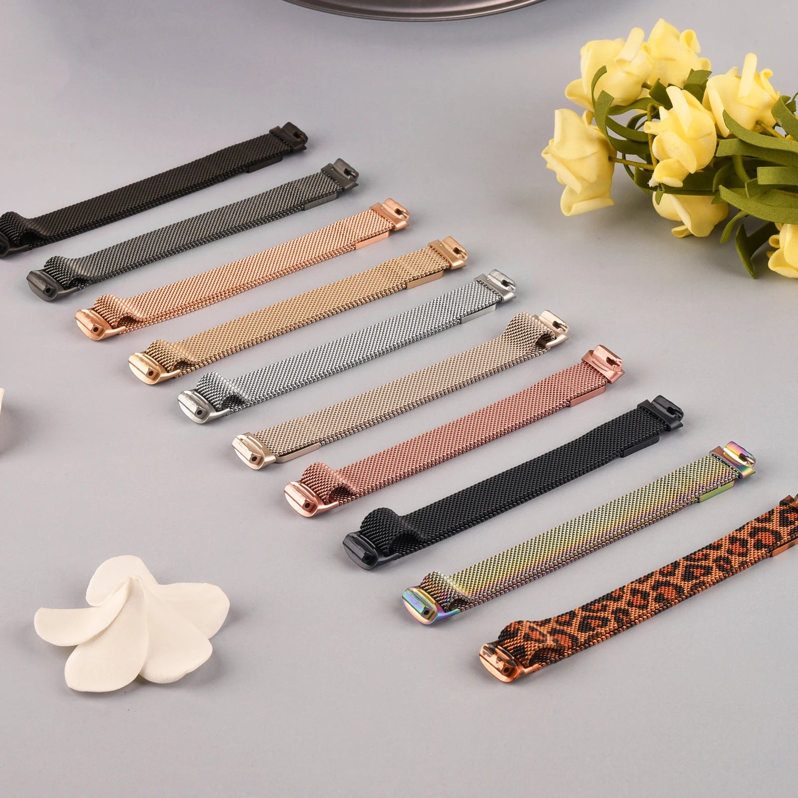 Metal Magnetic Loop Strap For Fitbit Inspire 3 Band Stainless Steel Watchband Bracelet For Fitbit Inspire 3 Strap Wristband